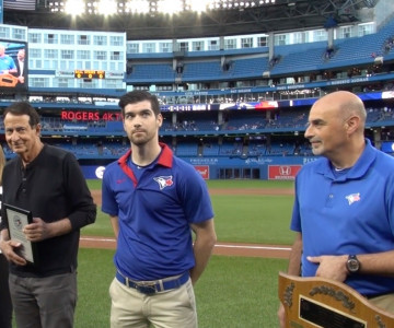 Blue Jays tip their caps to Athletic Therapy students