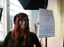 Mikaela Baker is one of of the photography students raising money for the program through the 18% Grey Club.