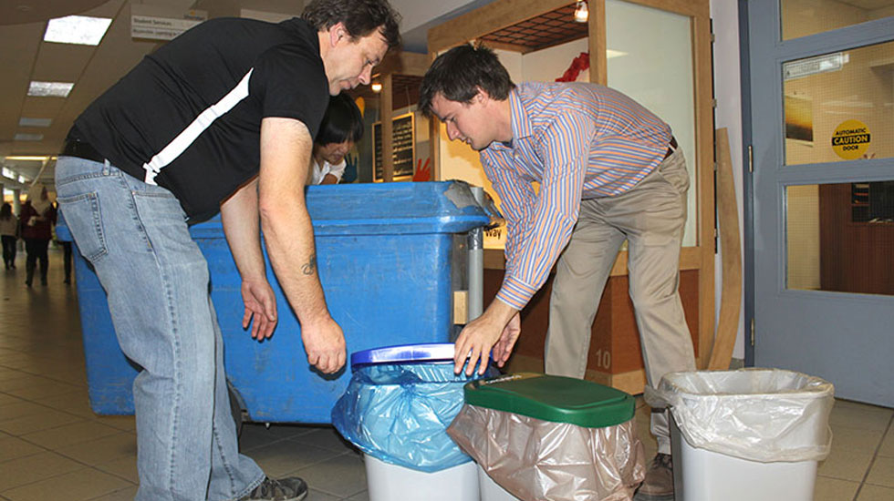 New waste bins ready to roll in B Wing