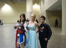 Molly Heffernan as Edward kenway from assassins creed 4, Jena Tilley as Elsa from frozen and Jocelyn Grills as Abaddon from supernatural