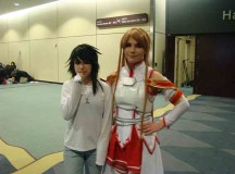 Chelsea Bujold as Asuna from sword art online and Maddie Dregane as L from death note