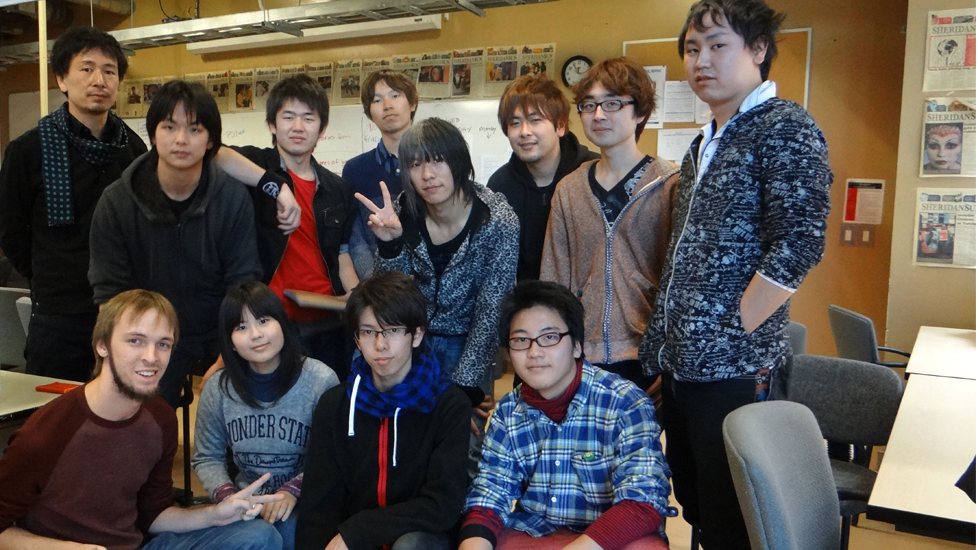 Japanese students visit Sheridan for a two-week long exchange program