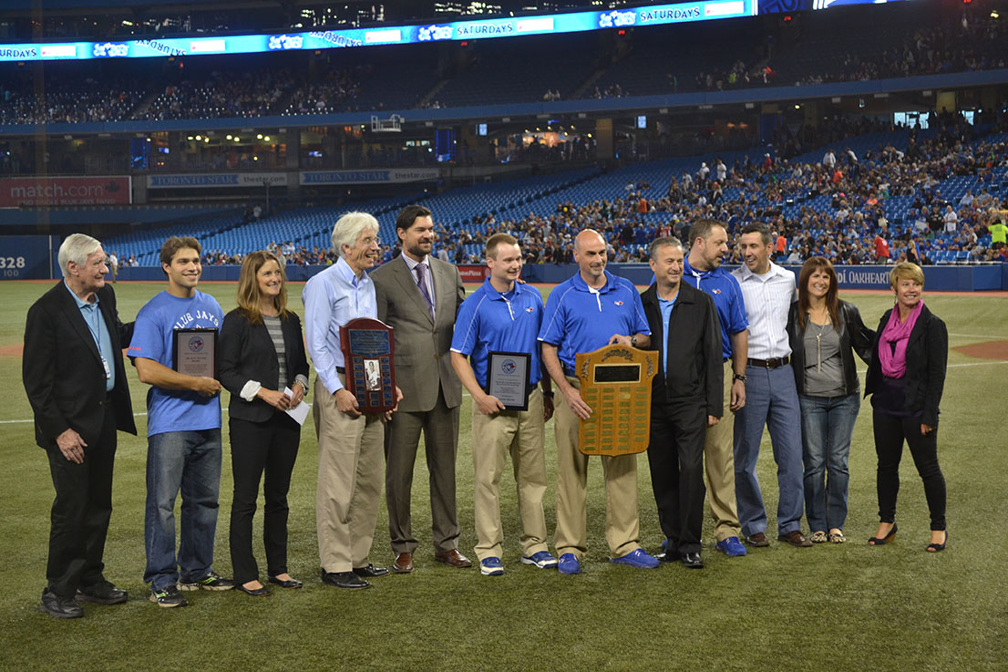 Sheridan hits a home-run and awards athletic therapy students