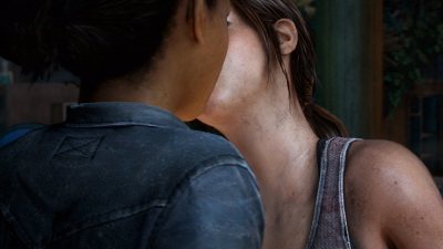 Ellie and Riley, who share a kiss in The Last of Us, are two of the three queer characters in the game.