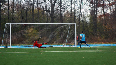 Chris Di Vizio-Mendes buries the game-winning penalty kick to secure Sheridan's spot as No.1 in the nation.