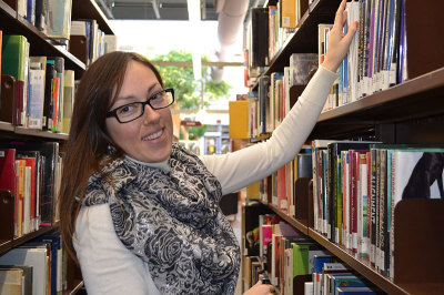 First-Year Experience Librarian Jamie Goodwill's goal is to provide help to first-year students at the Trafalgar campus' library and learning centre.