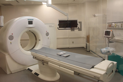 State-of-the-art CT scanning machine 