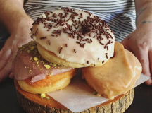 These doughnuts served up by Dun-Well Doughnuts were posted by @fatgrlfoodsquad, showing that some eats can both look good and be fantastically massive. Photo by @fatgrlfoodsquad.