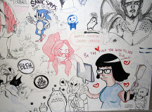 Cartoon characters from popular shows such as Tina from Bob's Burgers, and Korra from The Legend of Korra